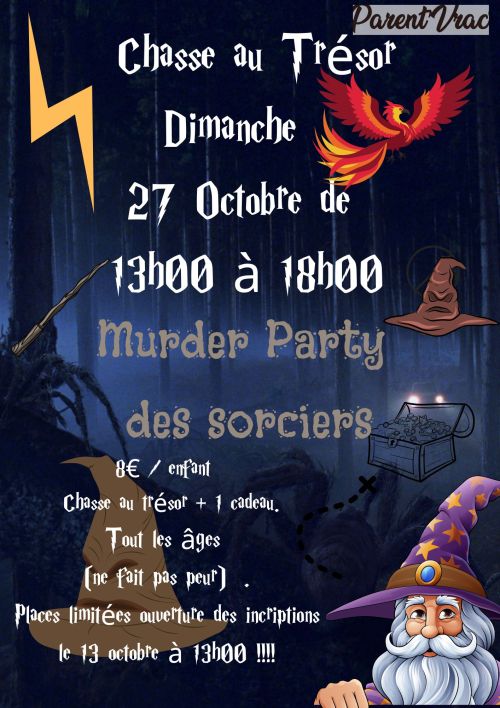 Chasse au trésor Murder party du sorcier