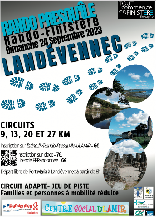 11e RANDO PRESQU'ILE ULAMIR - LANDEVENNEC